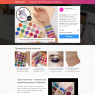 Cleof Cosmetics красивая палетка глиттеров