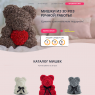 Мишки из 3D роз ручной работы